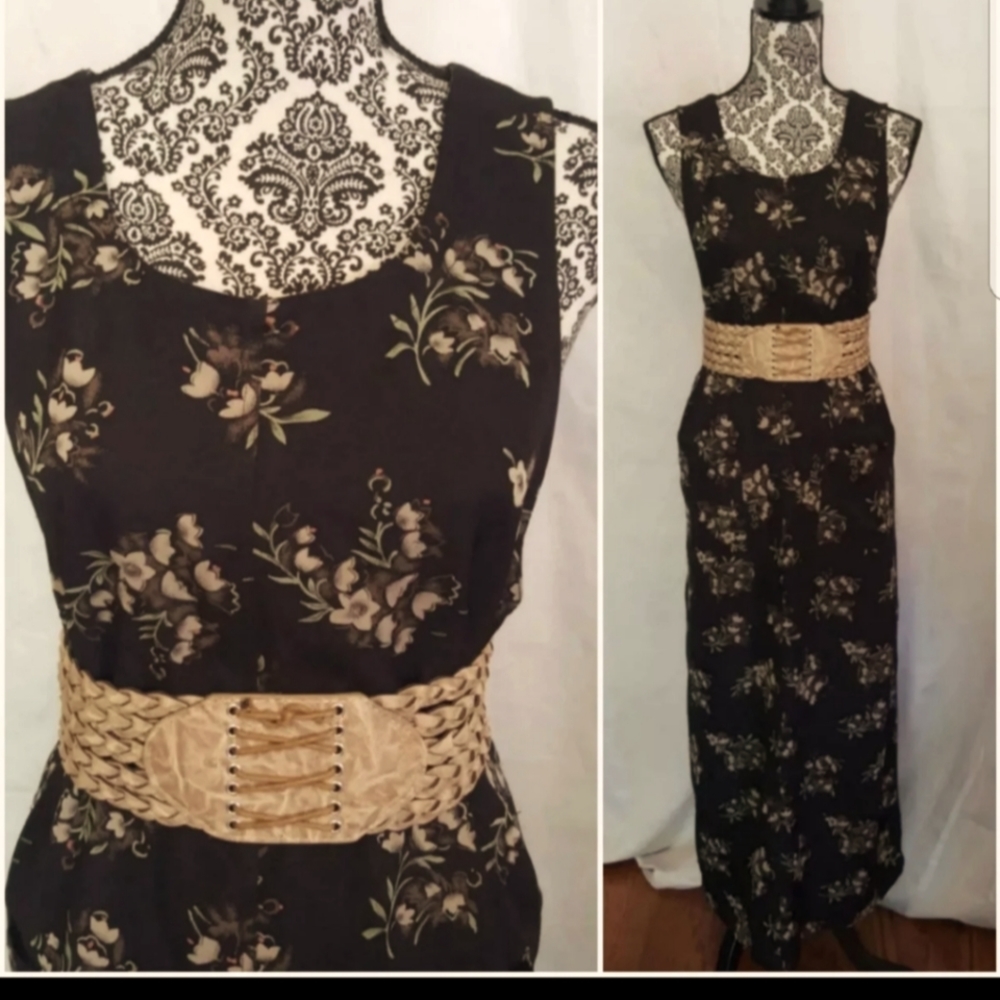 Directives Floral Print Maxi Dress